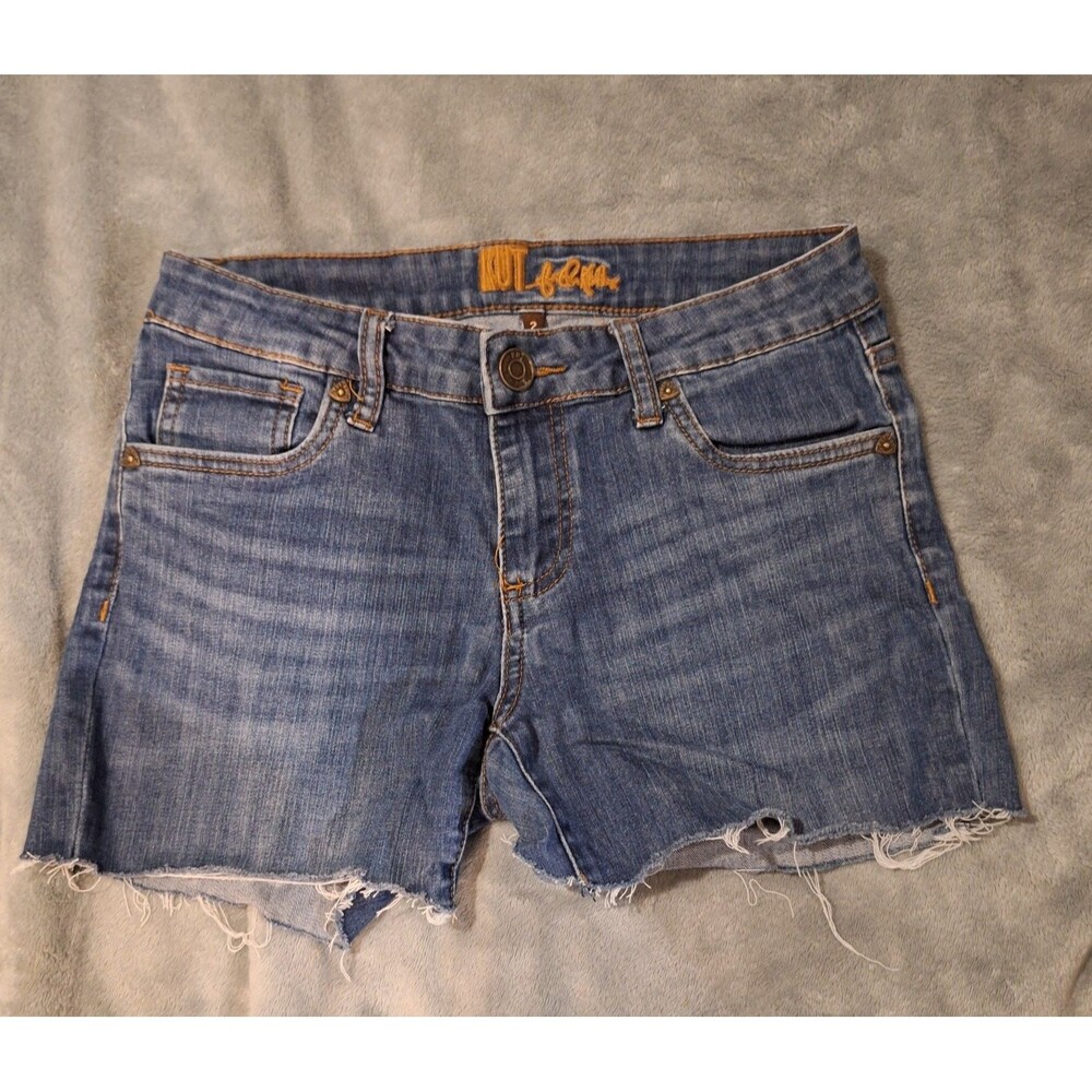Kut From The Kloth Cut-Off Shorts Women 2 Blue Denim Gidget Daisy Dukes